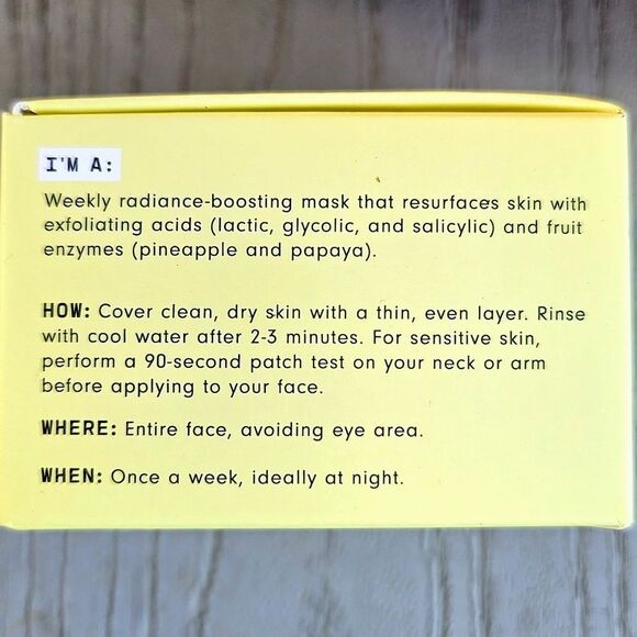 VERSED Doctor's Visit Instant Resurfacing Mask NEW - Picture 4 of 16